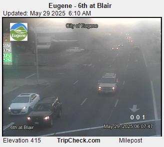 Traffic Cam Eugene - 6th at Blair